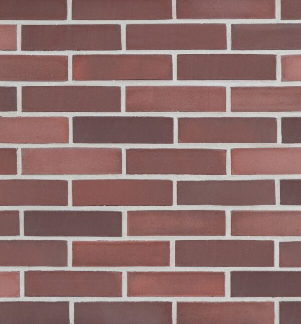 Клинкер пустотелый лицевой Бордовый Гладкий