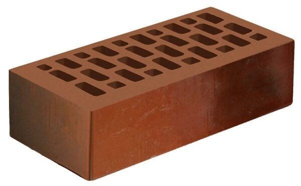 Кирпич одинарный декоративный "Милан" с легкой рельефной поверхностью для баварской кладки