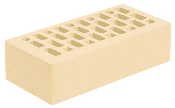 Кирпич лицевой белый "Белые ночи" с гладкой поверхностью