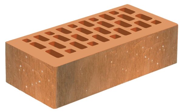 Кирпич одинарный декоративный "Венеция" с рельефной поверхностью для баварской кладки