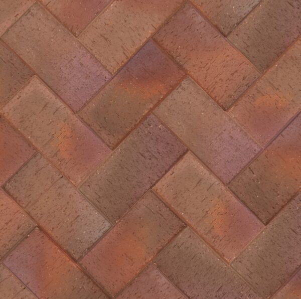 Брусчатка тёмно-красная флэш "Милан" бордо классик 0,51 NF