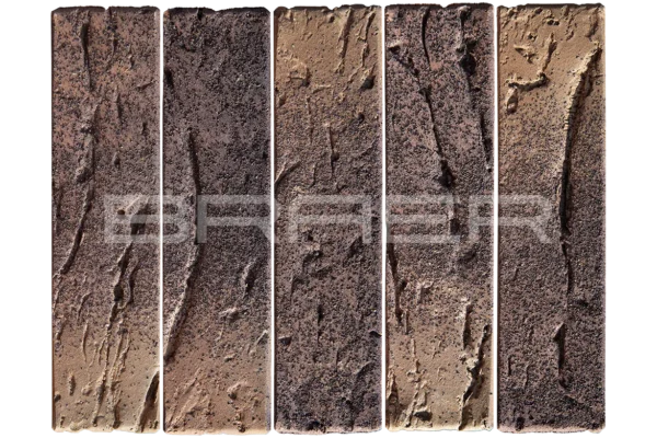 Облицовочный кирпич БРАЕР кладка Limited Этна, кора дуба, 1 НФ