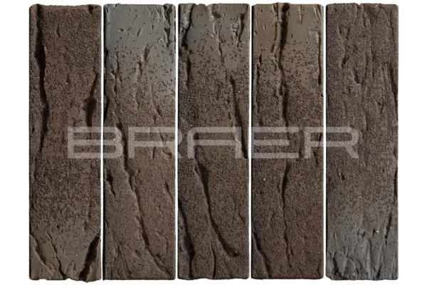 Облицовочный кирпич БРАЕР кладка Limited Этна, кора дуба, 1 НФ